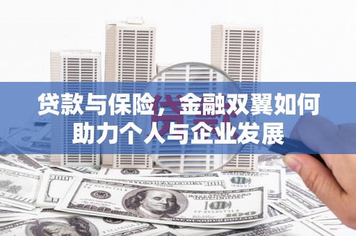 新建贷款与保险，金融双翼如何助力个人与企业发展