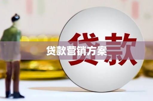 新建贷款营销方案