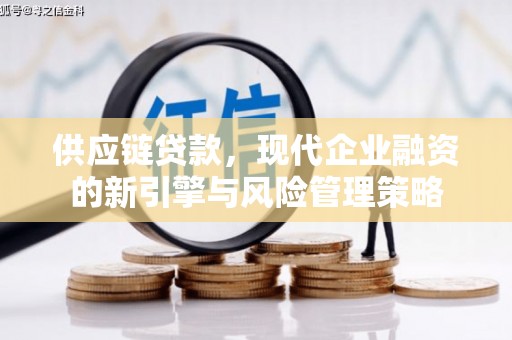 新建供应链贷款，现代企业融资的新引擎与风险管理策略