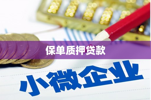 新建保单质押贷款