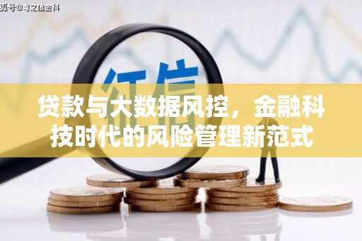 新建贷款与大数据风控，金融科技时代的风险管理新范式