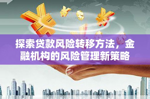 新建探索贷款风险转移方法，金融机构的风险管理新策略