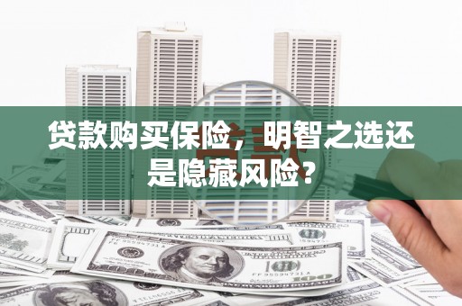 新建贷款购买保险，明智之选还是隐藏风险？