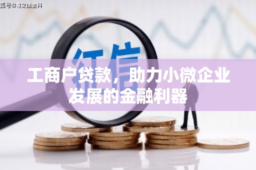 新建工商户贷款，助力小微企业发展的金融利器