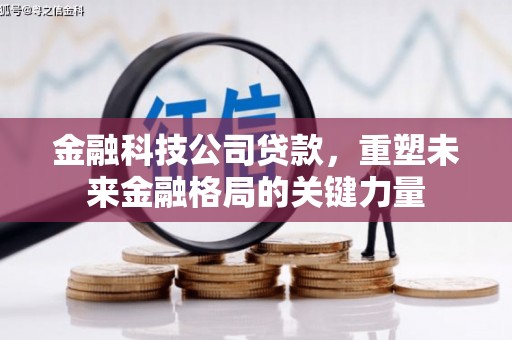 新建金融科技公司贷款，重塑未来金融格局的关键力量