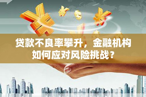 新建贷款不良率攀升，金融机构如何应对风险挑战？