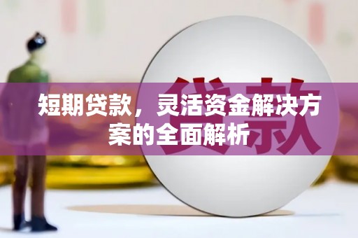 新建短期贷款，灵活资金解决方案的全面解析