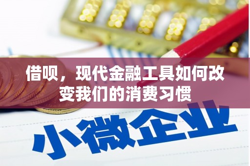 新建借呗，现代金融工具如何改变我们的消费习惯