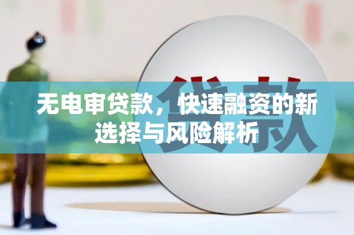 新建无电审贷款，快速融资的新选择与风险解析