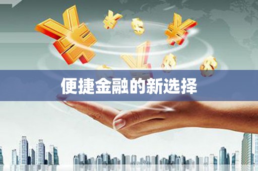 新建便捷金融的新选择