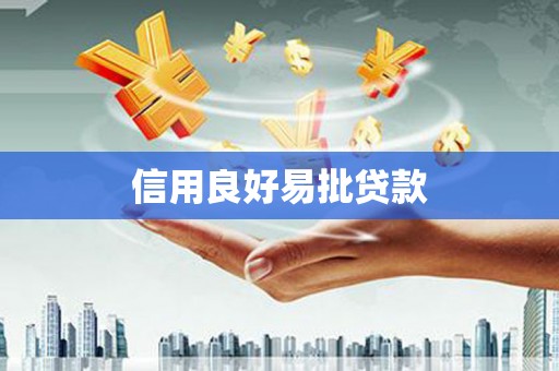 新建信用良好易批贷款