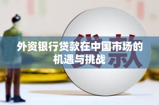 新建外资银行贷款在中国市场的机遇与挑战