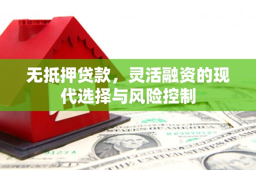 新建无抵押贷款，灵活融资的现代选择与风险控制