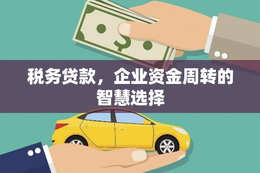 新建税务贷款，企业资金周转的智慧选择