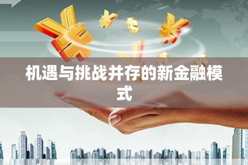 新建机遇与挑战并存的新金融模式
