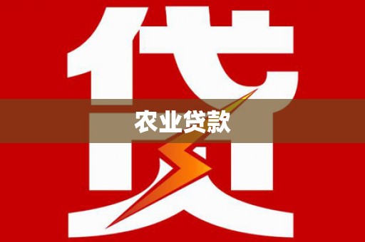 新建农业贷款