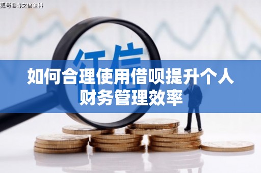 新建如何合理使用借呗提升个人财务管理效率