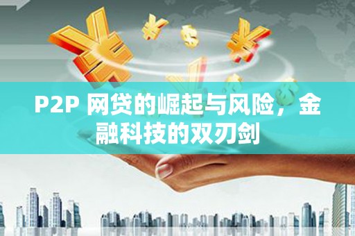 新建P2P 网贷的崛起与风险，金融科技的双刃剑