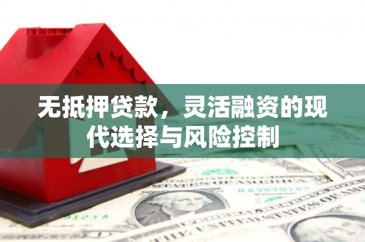 新建无抵押贷款，灵活融资的现代选择与风险控制