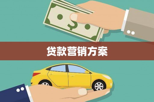 新建贷款营销方案