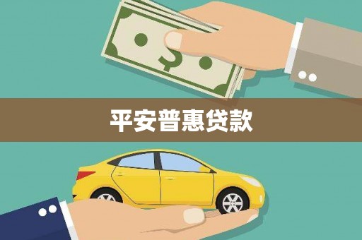 新建平安普惠贷款