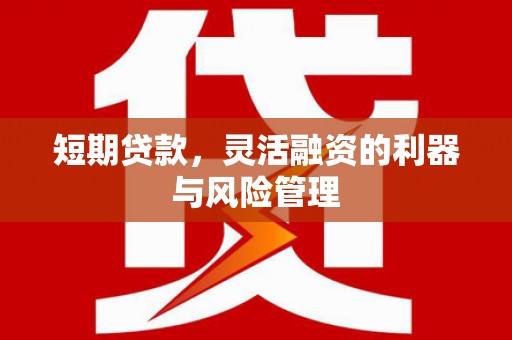 新建短期贷款，灵活融资的利器与风险管理