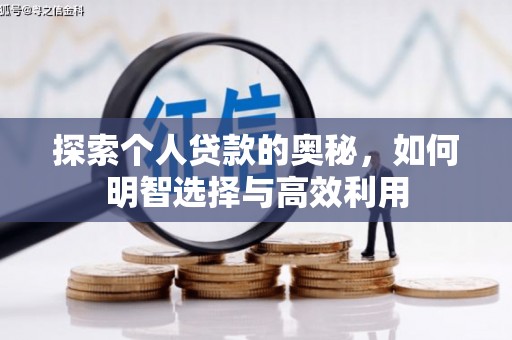 新建探索个人贷款的奥秘，如何明智选择与高效利用