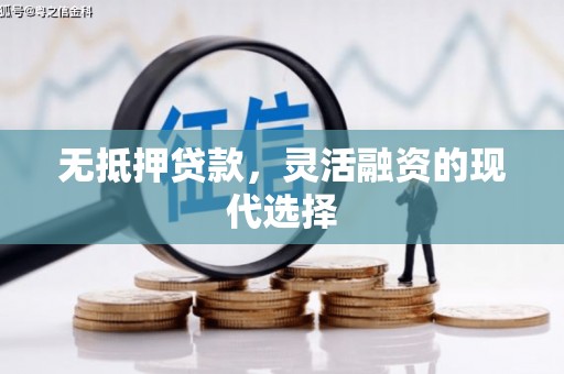 新建无抵押贷款，灵活融资的现代选择