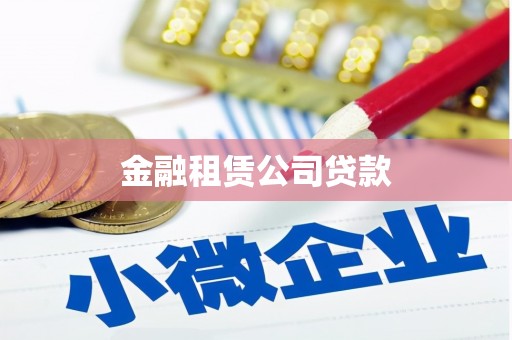 新建金融租赁公司贷款