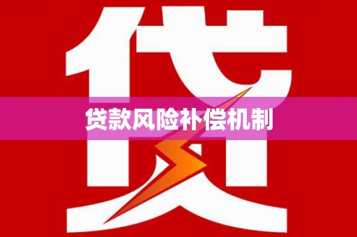 新建贷款风险补偿机制