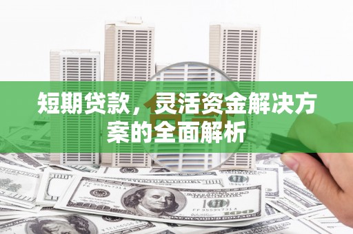 新建短期贷款，灵活资金解决方案的全面解析