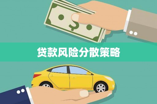 新建贷款风险分散策略