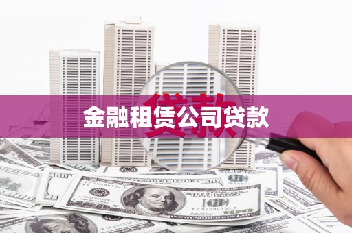 新建金融租赁公司贷款