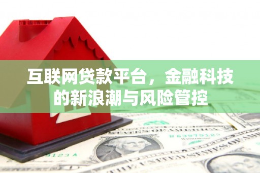 新建互联网贷款平台，金融科技的新浪潮与风险管控