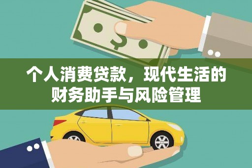 新建个人消费贷款，现代生活的财务助手与风险管理