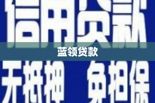 新建蓝领贷款