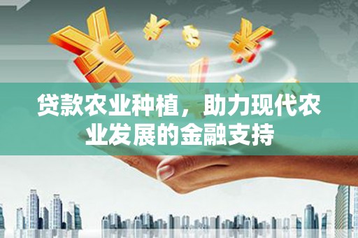 新建贷款农业种植，助力现代农业发展的金融支持